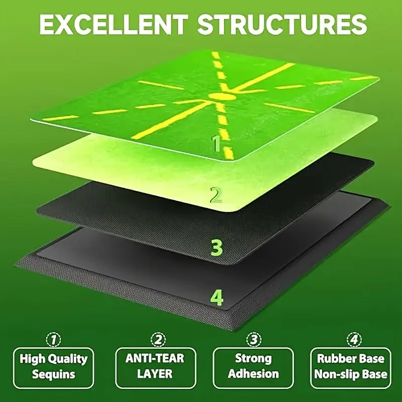 Golf hitting mat with rebounder net return bundle