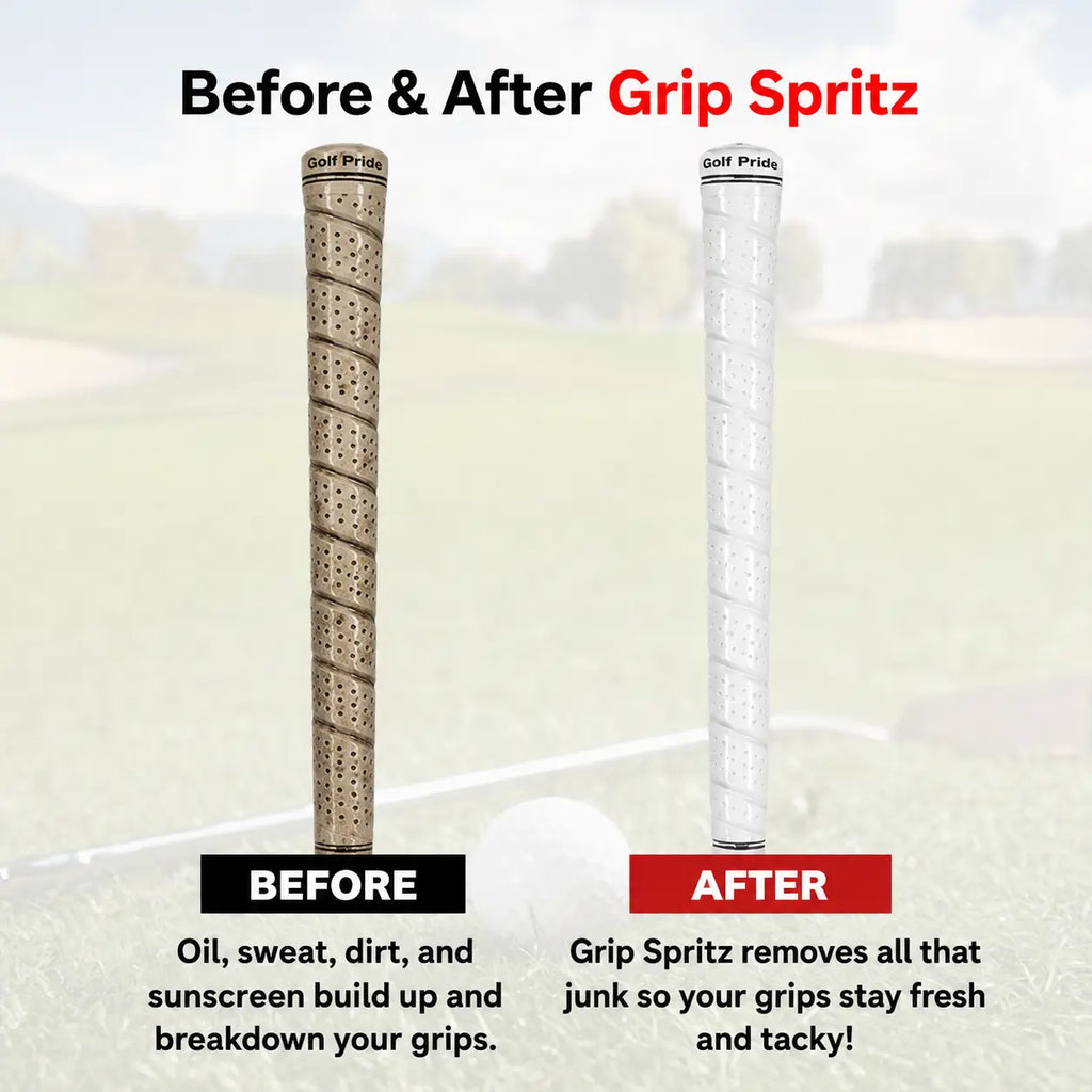 Grip Spritz Golf Grip Spray — Clean, Restore & Preserve Tacky Club Grips | USGA Approved | Original since 2011