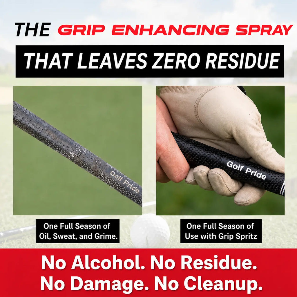 Grip Spritz Golf Grip Spray — Clean, Restore & Preserve Tacky Club Grips | USGA Approved | Original since 2011