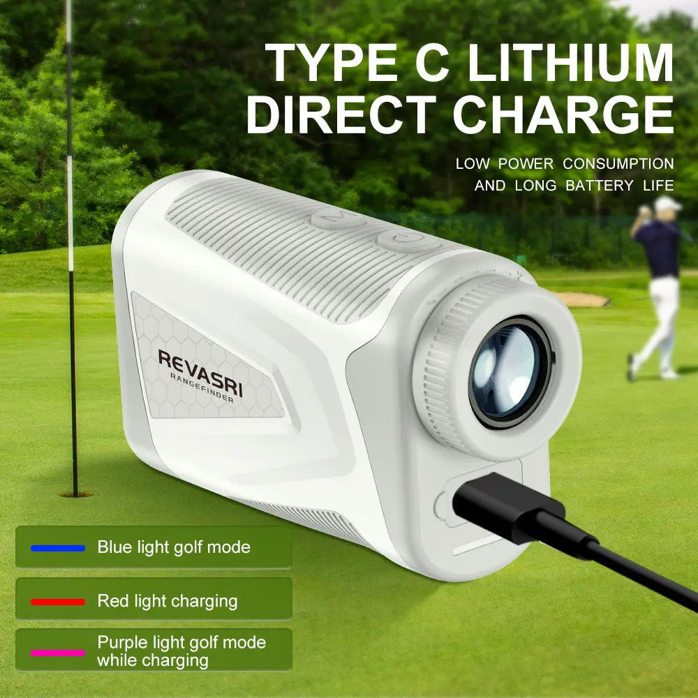 Golf rangefinder mode buttons for slope and unit switching