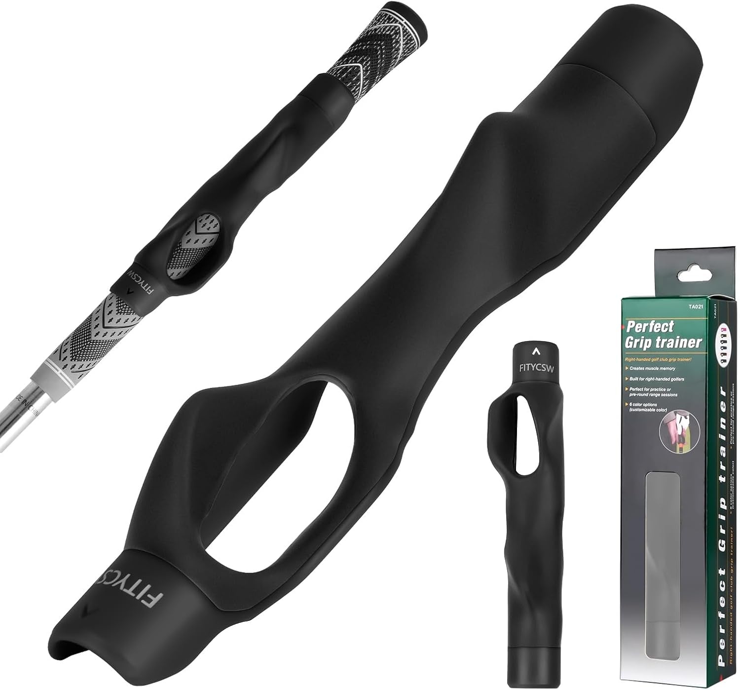 Professional Golf Grip Trainer for Right-Handed Players - Enhance Hand Positioning with Effective Training Aid and Equipment