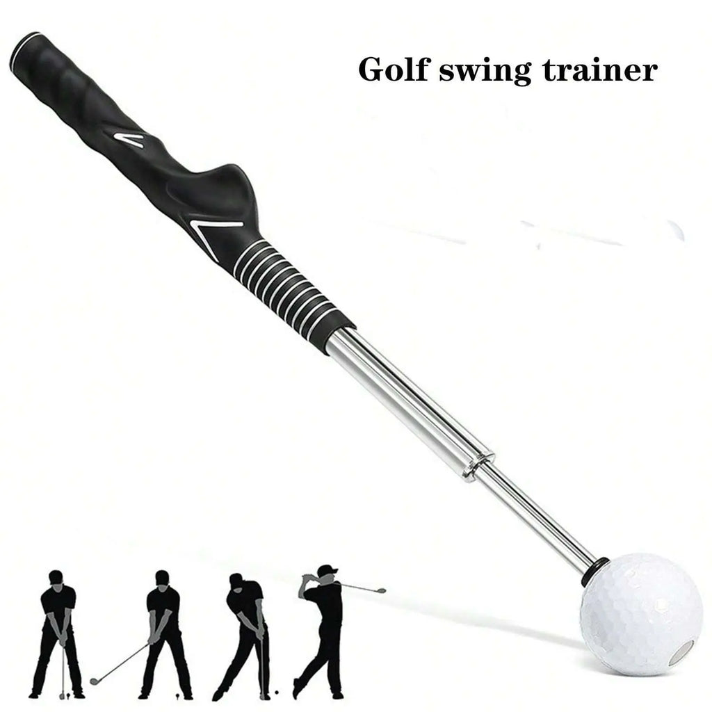 Golf Swing Practice Stick, Telescopic Golf Training Aid with Non-Slip Rubber Handle, Golf Training & Warm-Up Practice Stick, Golf Training Tool, Valentine'S Day Gift, Golf Accessory, Golf Equipment