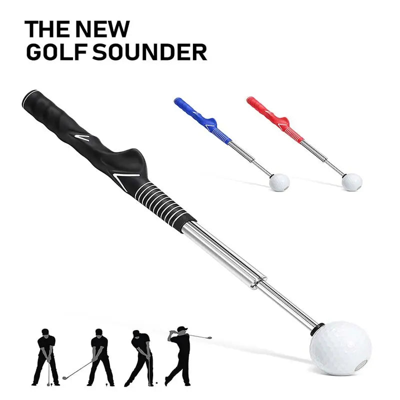 Golf Swing Practice Stick, Telescopic Golf Training Aid with Non-Slip Rubber Handle, Golf Training & Warm-Up Practice Stick, Golf Training Tool, Valentine'S Day Gift, Golf Accessory, Golf Equipment